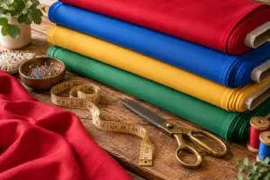 Bolts of Cotton in Plain Vibrant Colours